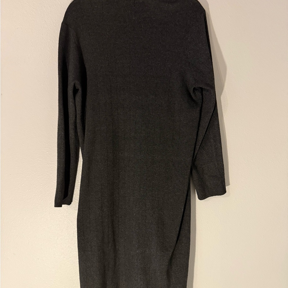 Gentle Fawn Long Grey Open Cardigan Lightweight - Picture 2 of 4
